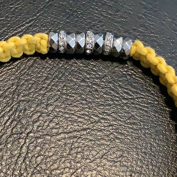 🌹Fossil yellow threaded bracelet - Picture 6 of 7